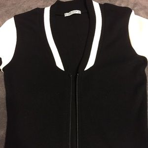 Cute black and white cardigan